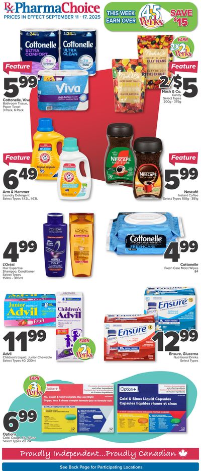 PharmaChoice (BC, AB, SK & MB) Flyer September 11 to 17
