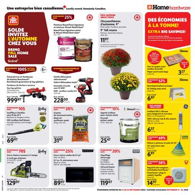 Home Hardware (QC) Flyer September 11 to 24