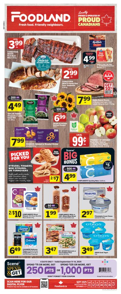 Foodland (ON) Flyer September 11 to 17