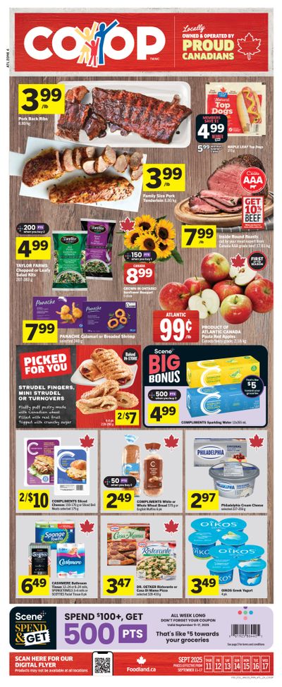 Foodland Co-op Flyer September 11 to 17