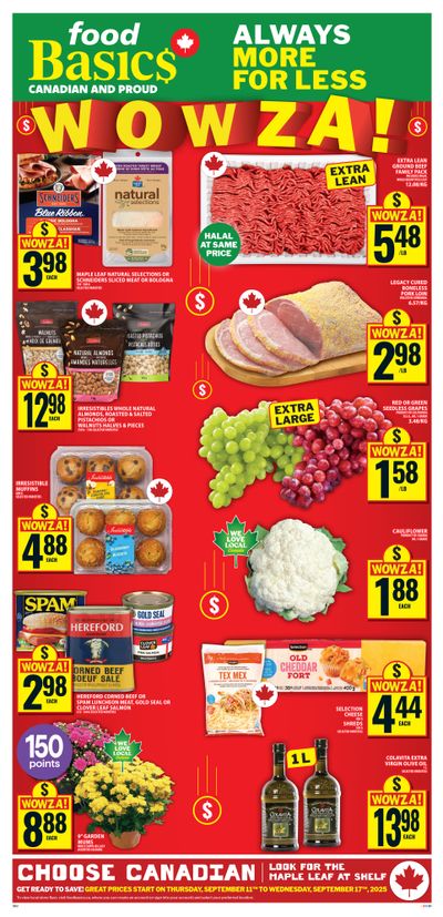 Food Basics Flyer September 11 to 17