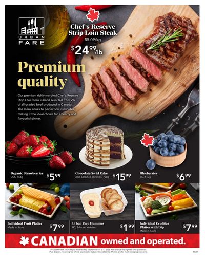 Urban Fare Flyer September 11 to 17