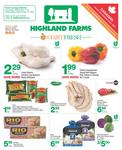 Highland Farms Flyer September 11 to 17
