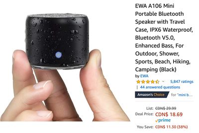 Amazon Canada Deals: Save 38% on Mini Portable Bluetooth Speaker + 24% on Keurig K-Mini Coffee Maker + 42% on Kodak Min Wireless Mobile Photo Printer + More Offers