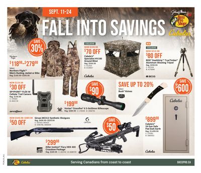 Cabela's Flyer September 11 to 24