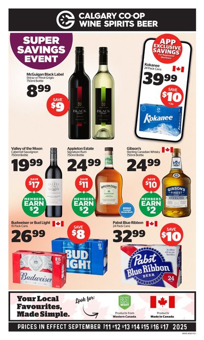 Calgary Co-op SWCB Flyer September 11 to 17