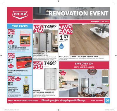 Co-op (West) Home Centre Flyer September 11 to 17