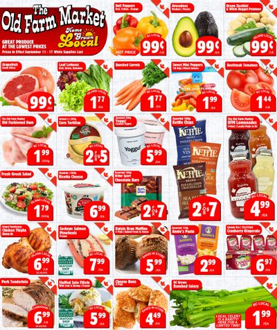 The Old Farm Market (Courtenay) Flyer September 11 to 17