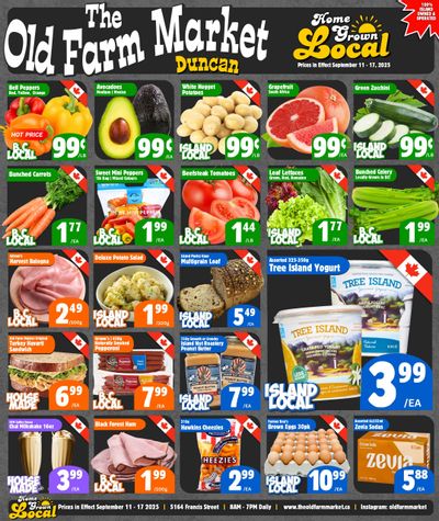 The Old Farm Market (Duncan) Flyer September 11 to 17