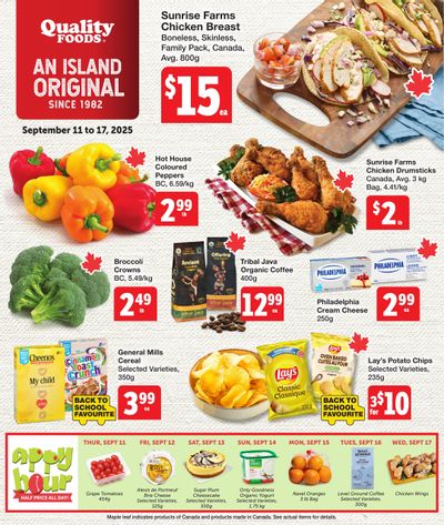 Quality Foods Flyer September 11 to 17