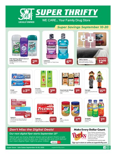Super Thrifty Flyer September 10 to 20