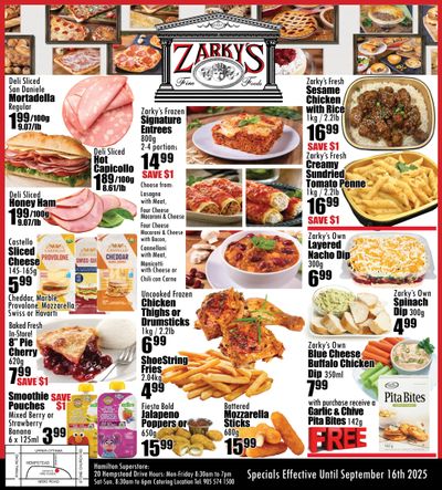 Zarky's Flyer September 10 to 16