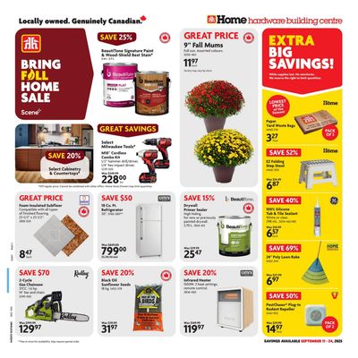 Home Hardware Building Centre (Atlantic) Flyer September 11 to 24