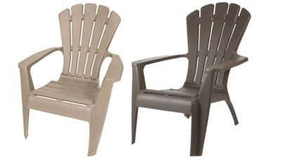Gracious Living King Sized Resin Adirondack Patio Chair On Sale for $22.99 at Canadian Tire