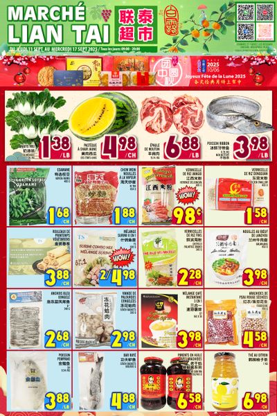 Marche Lian Tai Flyer September 11 to 17