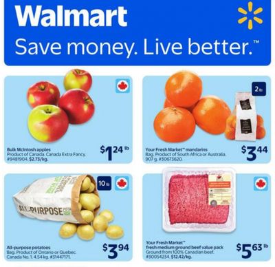 Walmart Canada Flyer Deals September 11th – 17th