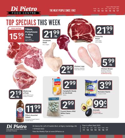 Di Pietro Food Centre Flyer September 11 to 17