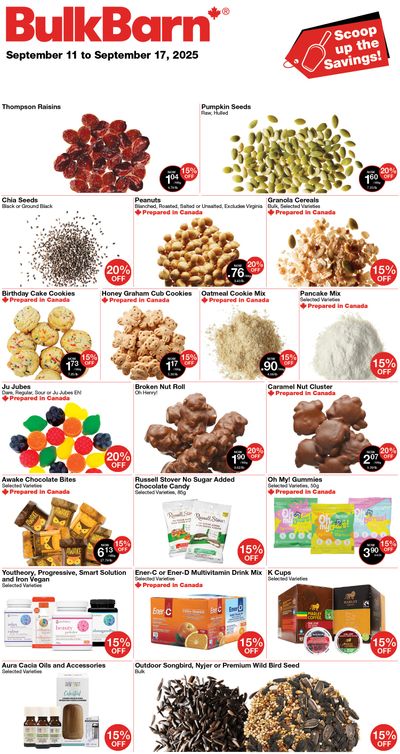 Bulk Barn Flyer September 11 to 17