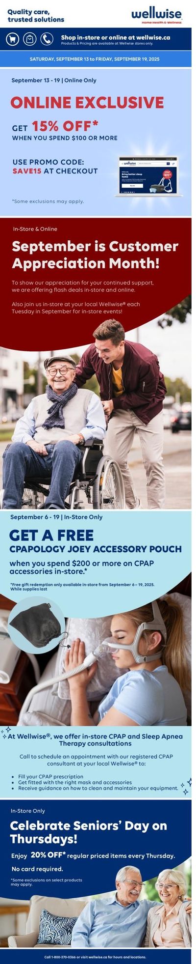 Wellwise By Shoppers Flyer September 13 to 19