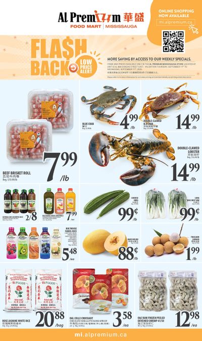 Al Premium Food Mart (Mississauga) Flyer September 11 to 17