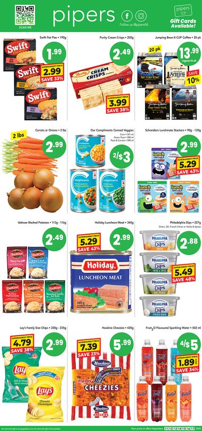 Pipers Superstore Flyer September 11 to 17