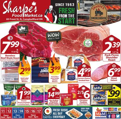 Sharpe's Food Market Flyer September 11 to 17
