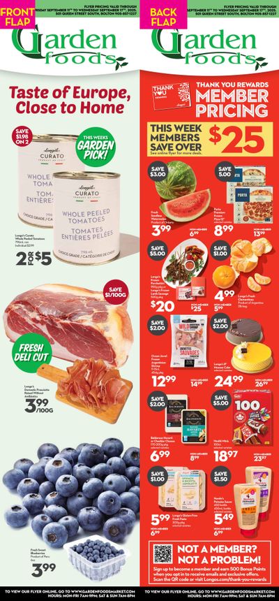 Garden Foods Flyer September 11 to 17