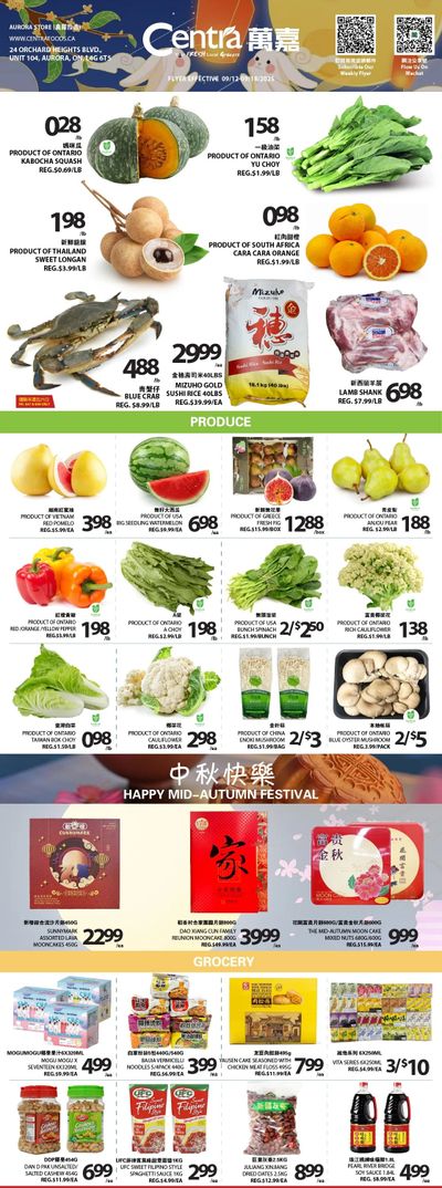 Centra Foods (Aurora) Flyer September 12 to 18