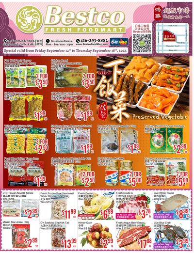 BestCo Food Mart (Scarborough) Flyer September 12 to 18