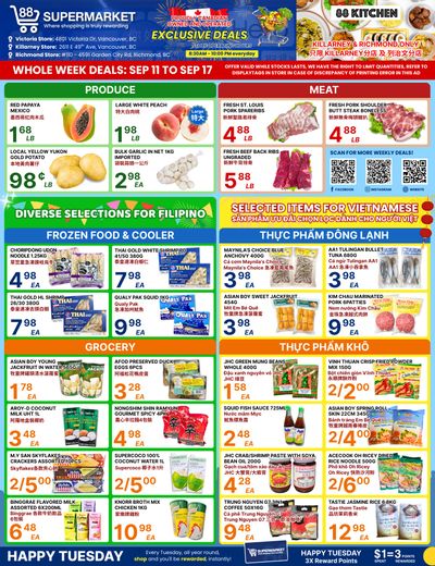 88 Supermarket Flyer September 11 to 17