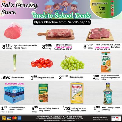 Sal's Grocery Flyer September 12 to 18