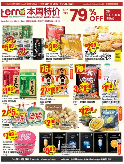 Terra Foodmart Flyer September 12 to 18