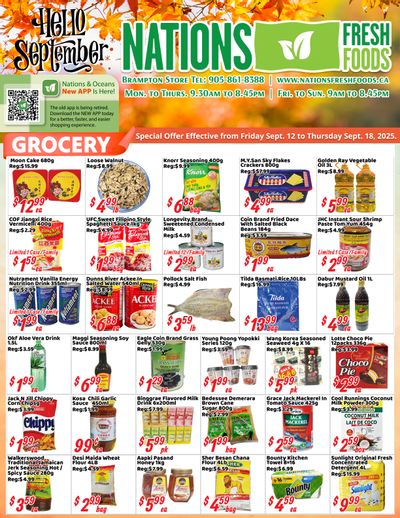 Nations Fresh Foods (Brampton) Flyer September 12 to 18
