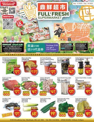 Full Fresh Supermarket Flyer September 12 to 18