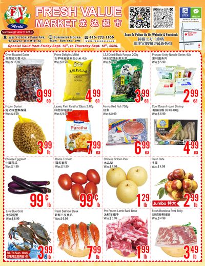 Fresh Value (Scarborough) Flyer September 12 to 18