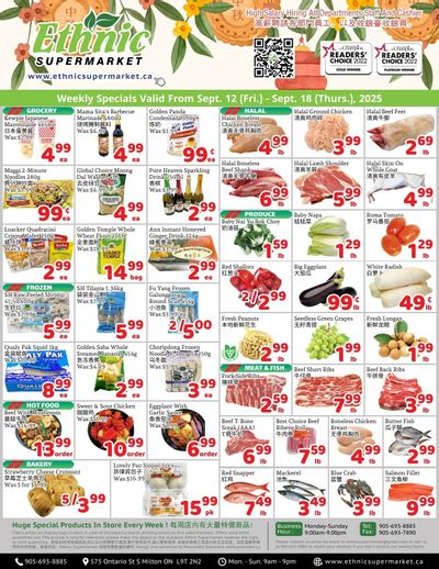 Ethnic Supermarket (Milton) Flyer September 12 to 18