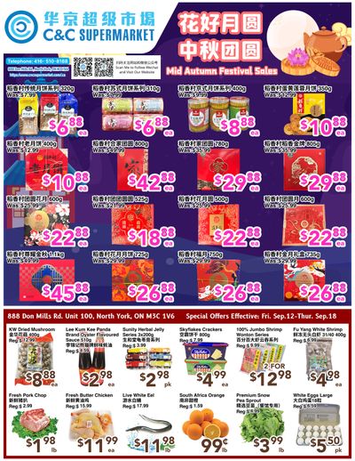 C&C Supermarket Flyer September 12 to 18