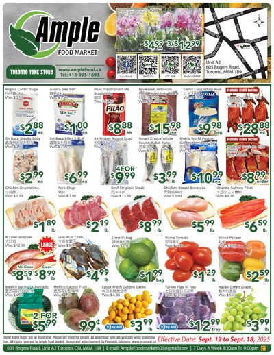 Ample Food Market (North York) Flyer September 12 to 18