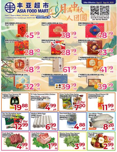Asia Food Mart Flyer September 12 to 18