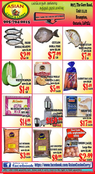 Asian Cash & Carry Flyer September 12 to 18