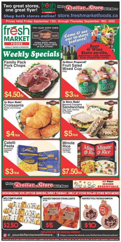 Fresh Market Foods Flyer September 12 to 18