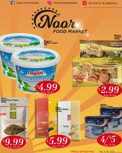 Noor Food Market Flyer September 12 to 18