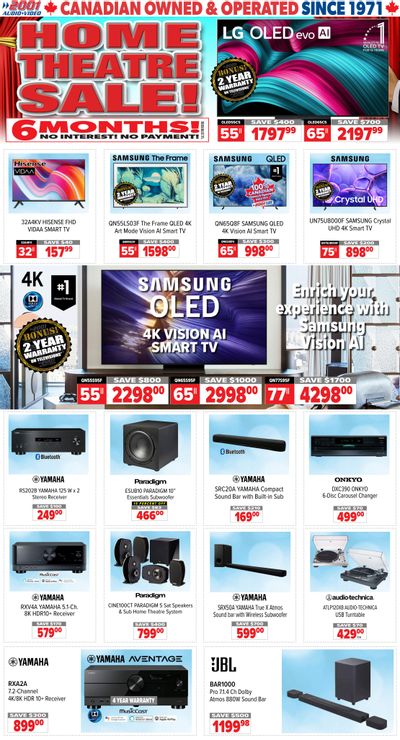 2001 Audio Video Flyer September 12 to 18
