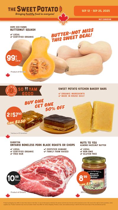 The Sweet Potato Flyer September 12 to 18