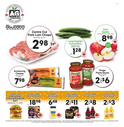 AG Foods Flyer September 12 to 18
