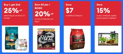 PetSmart Canada: Buy One Get One 25% off Dog and Cat Food + More