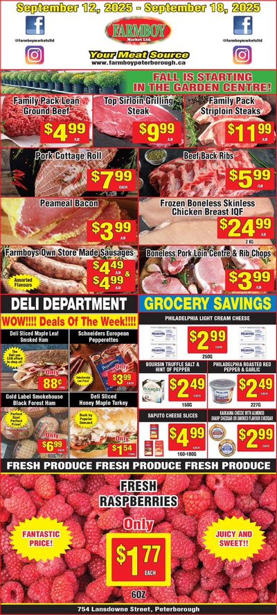 Farmboy Peterborough Flyer September 12 to 18