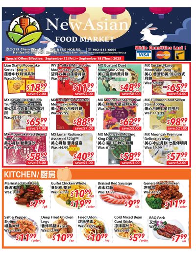 New Asian Food Market Flyer September 12 to 18