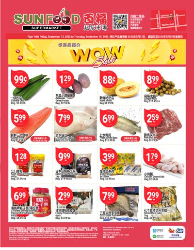Sunfood Supermarket Flyer September 12 to 18
