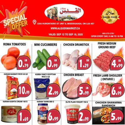 Al-Quds Supermarket Flyer September 12 to 18